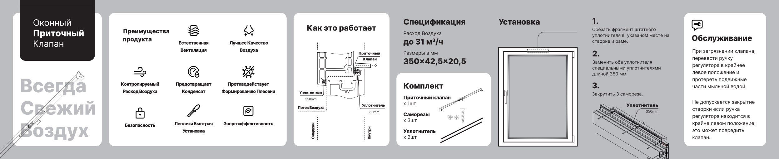 air vent valve outlines RUS