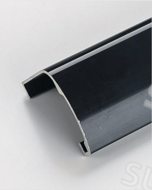 Black Anodized Aluminum Door Frame Extrusion