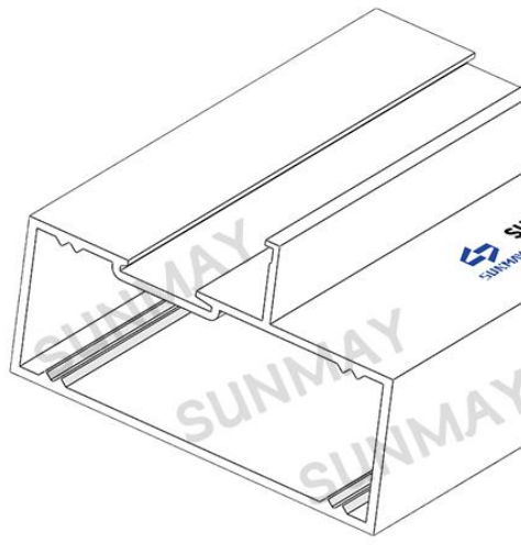 Durable aluminum profiles for doors
